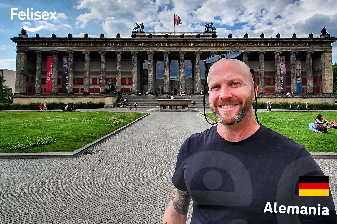 Jaime Sánchez Barceló en Alemania durante el proyecto Felisex