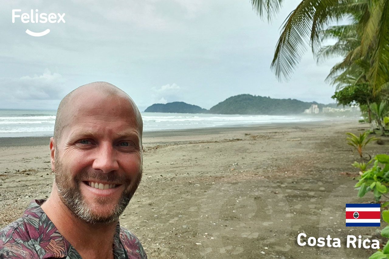 Jaime Sánchez Barceló en Costa Rica durante el proyecto Felisex