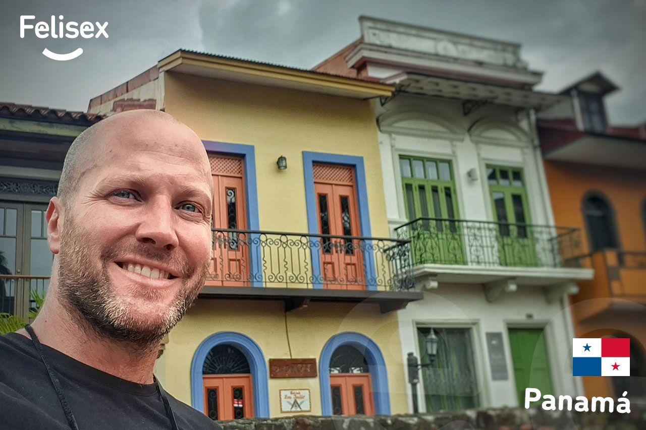 Jaime Sánchez Barceló en Panamá durante el proyecto Felisex